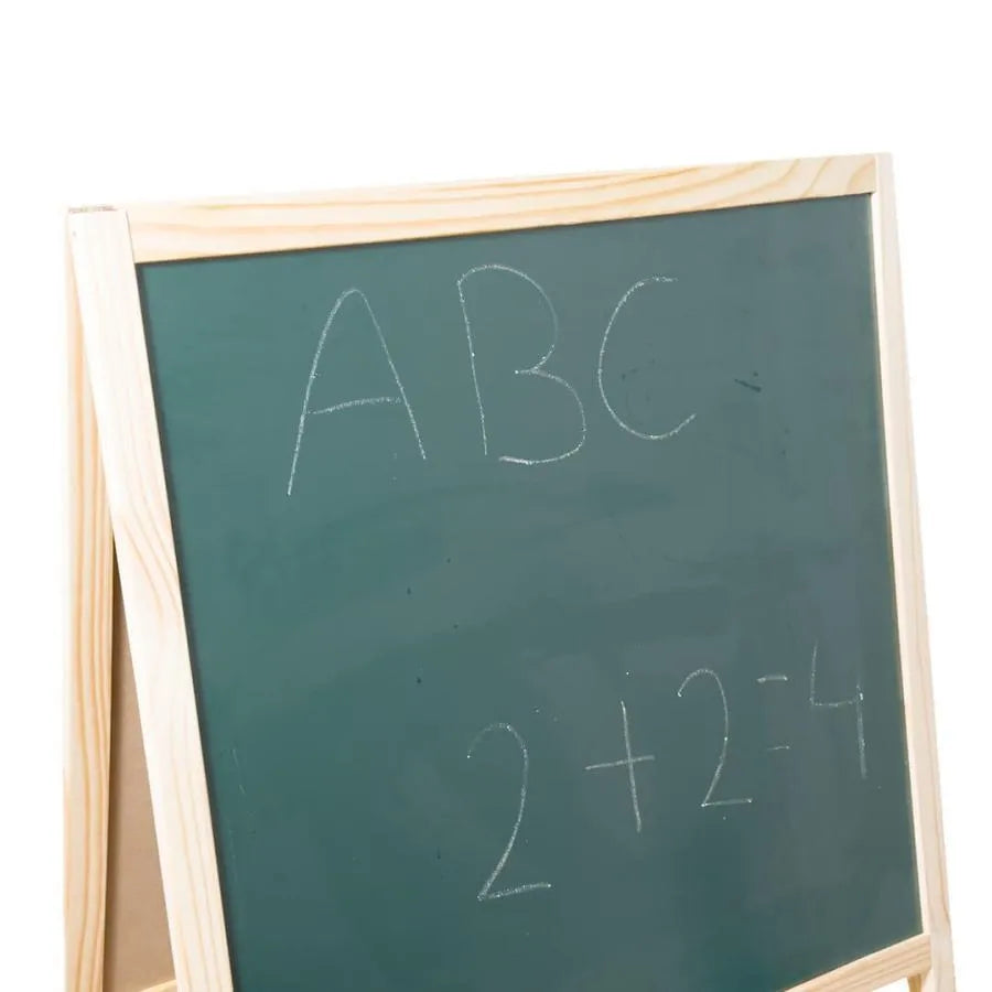 Многофункционално училище за рисуване, 12 цветни, дърво и пластмаса