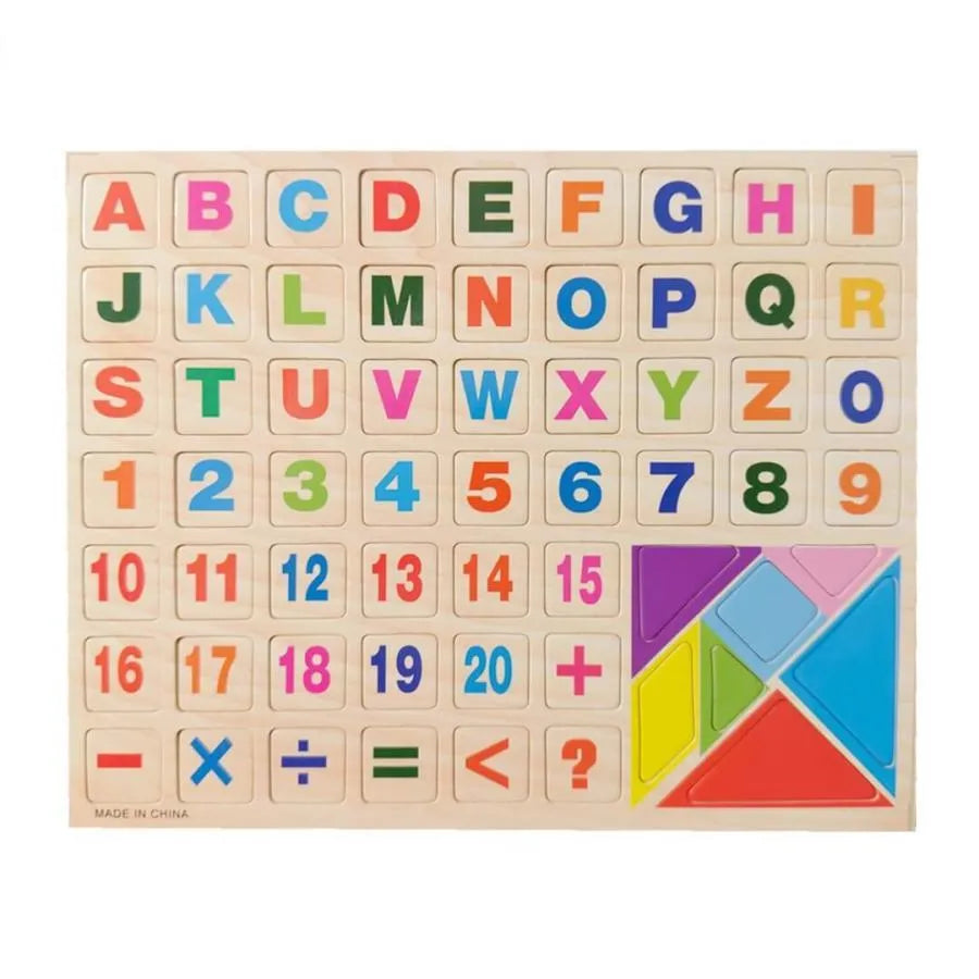 Многофункционално училище за рисуване, 12 цветни, дърво и пластмаса