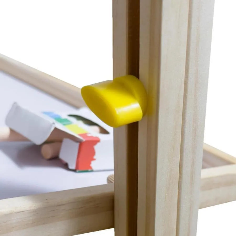 Многофункционално училище за рисуване, 12 цветни, дърво и пластмаса