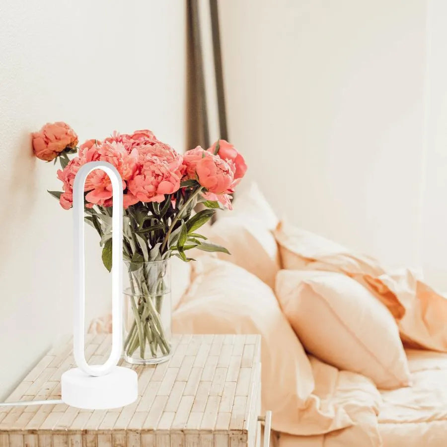 LED лампа Creatoris, 30W, студена/гореща/неутрална светлина, метална и акрилна, бяла