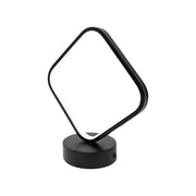 LED LED лампа, 26W, 3000k/4000k/6000K, метал и акрил, черно