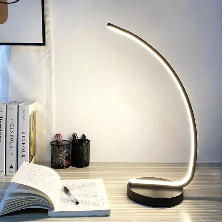 Nemesis LED лампа, 10W, студена/гореща/неутрална светлина, метална и акрилна, черна