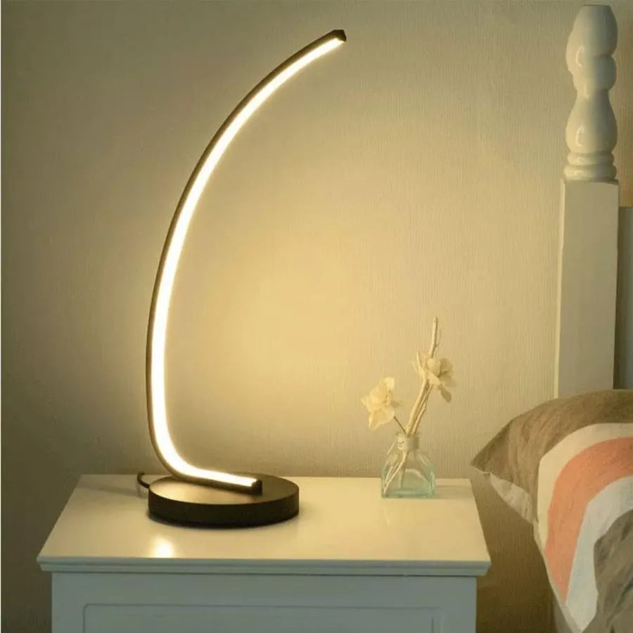 Nemesis LED лампа, 10W, студена/гореща/неутрална светлина, метална и акрилна, черна