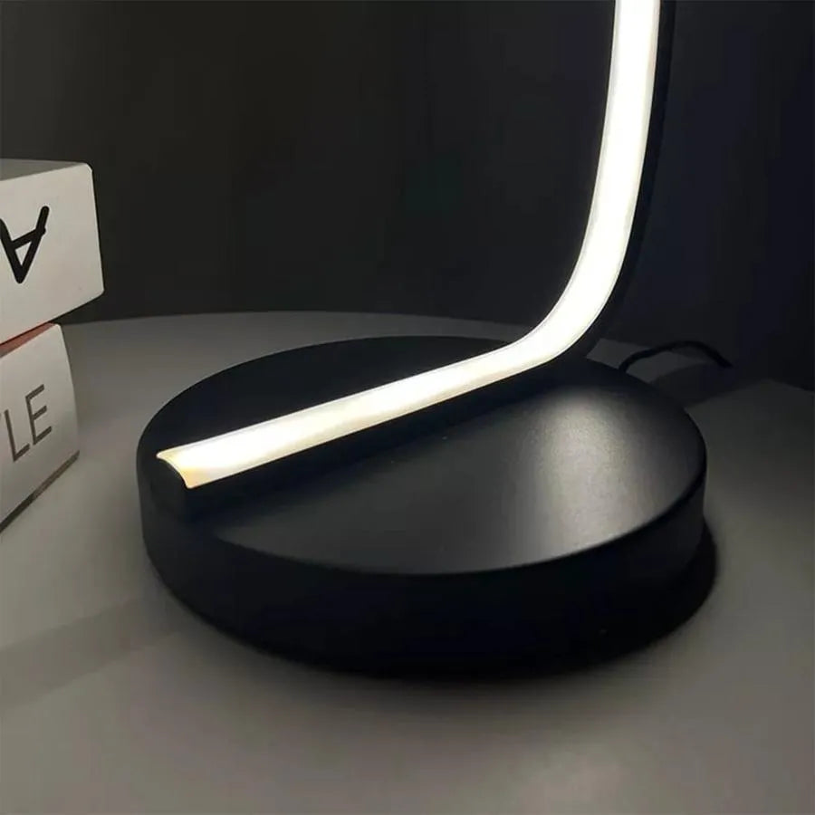 Nemesis LED лампа, 10W, студена/гореща/неутрална светлина, метална и акрилна, черна