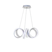 LED полилей, окачен с Infinity Twist 180W дистанционно управление, вълнообразно, студено/гореща/неутрална светлина, бяла, бяла, регулируема височина