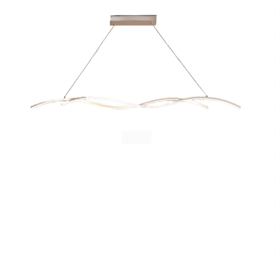 LED полилей с дистанционно FLUIRA, 30W, Студена/Топла/Неутрална светлина, Димируем, Черен