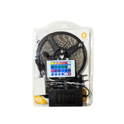 Комплект LED лента 5050 5M с дистанционно управление, RGB, 10W/M, 5M, IP44