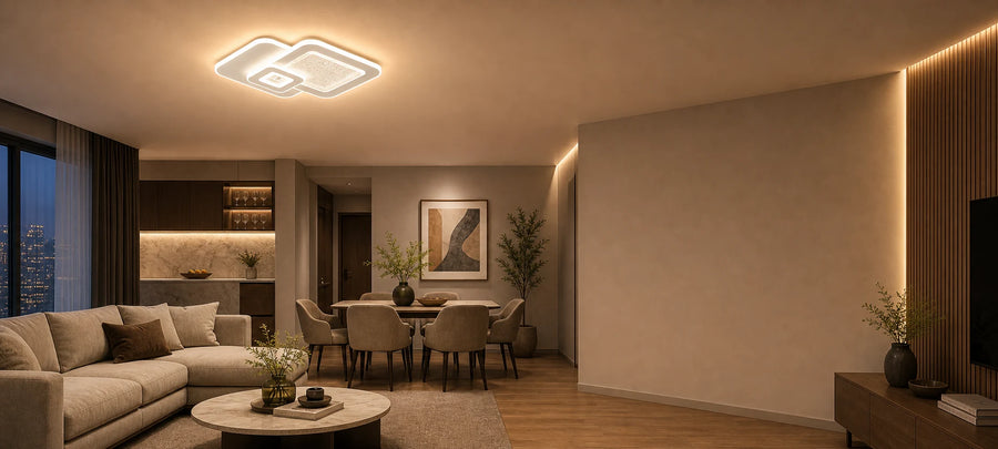 LED полилей SQUARE 57W, 3 квадрата, студена/топла/неутрална светлина, бял - 01_LL647-300P.png