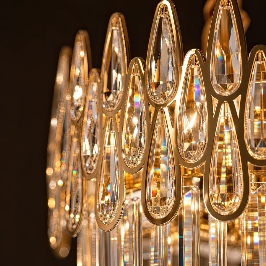 Candelabru Cristal ALHAMBRA Petito 3x E14, Diametru 30cm, Auriu Lucios, Inaltime Reglabila - 02_CC920-300GD.png