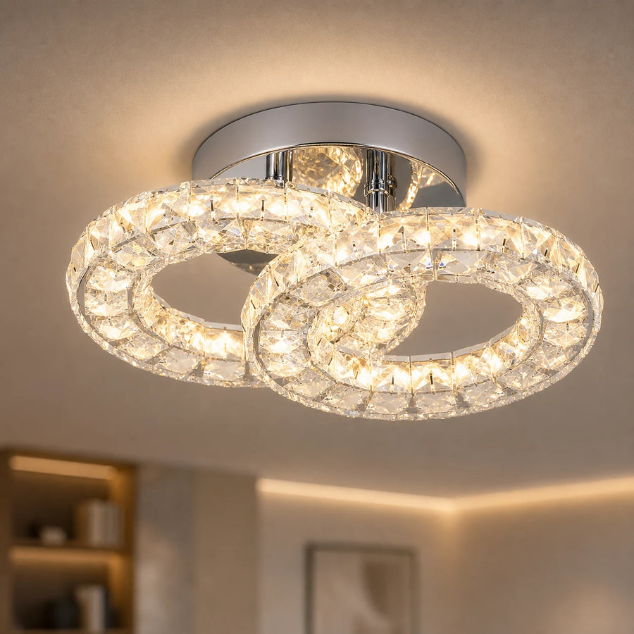 LED и кристален полилей ZABINA 25W, 2 кръга, Студена/Топла/Неутрална светлина, Гланцов Хром - 02_LT062CR.png