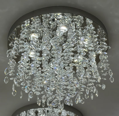 Кристален LED полилей LLC210/400CH кръгъл, 22W, студена/топла/неутрална светлина, кристал, блестящ хром - 03_LLC210-400CH.png