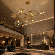Полилей VENERE Luce, 3 кръга, 7xG9, злато, метал, регулируема височина - 02_LC811-7.png