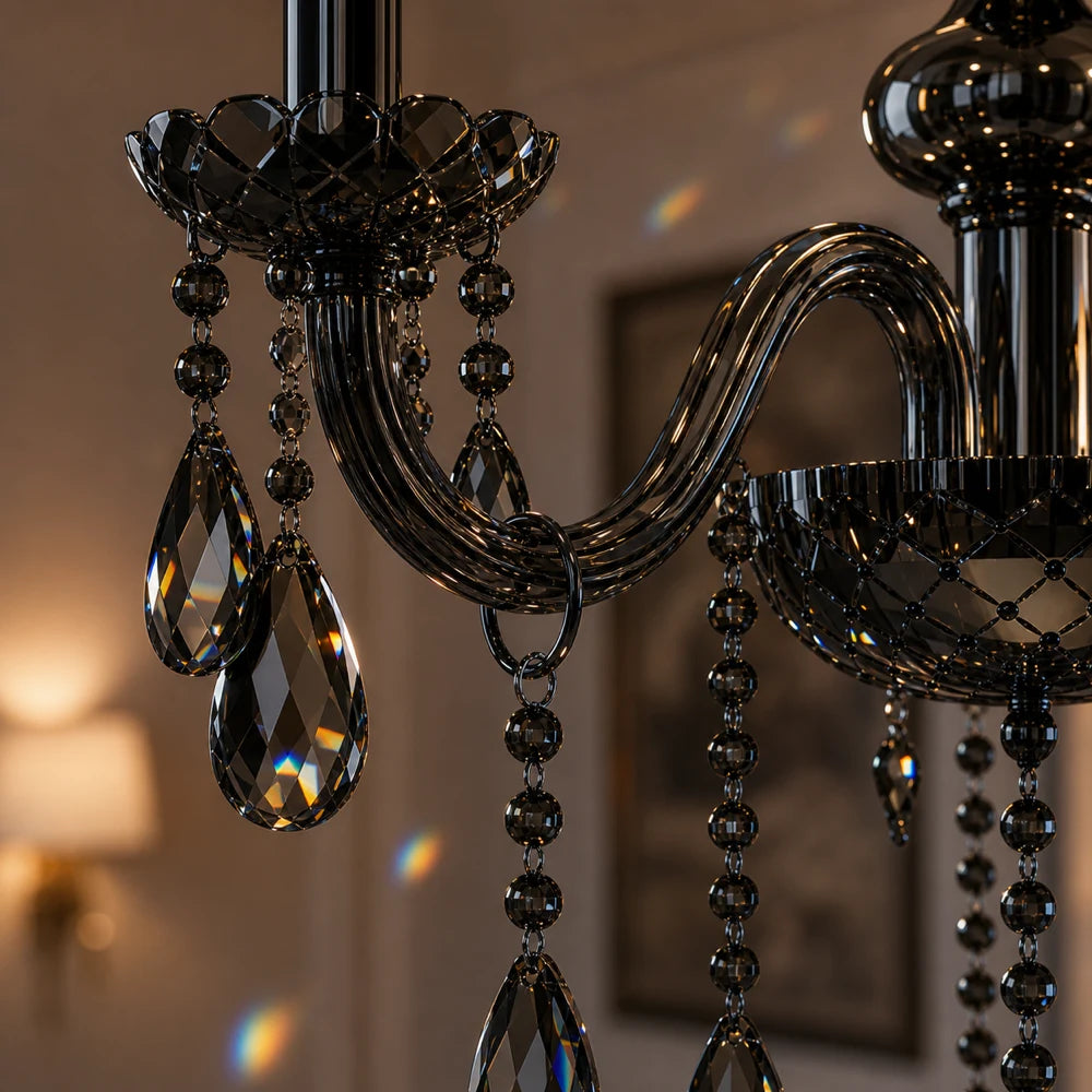 Кристален полилей AUGUST Elegance, 3xE14, диаметър 48 см, сребрист, регулируема височина - 04_CC125-3BK.png