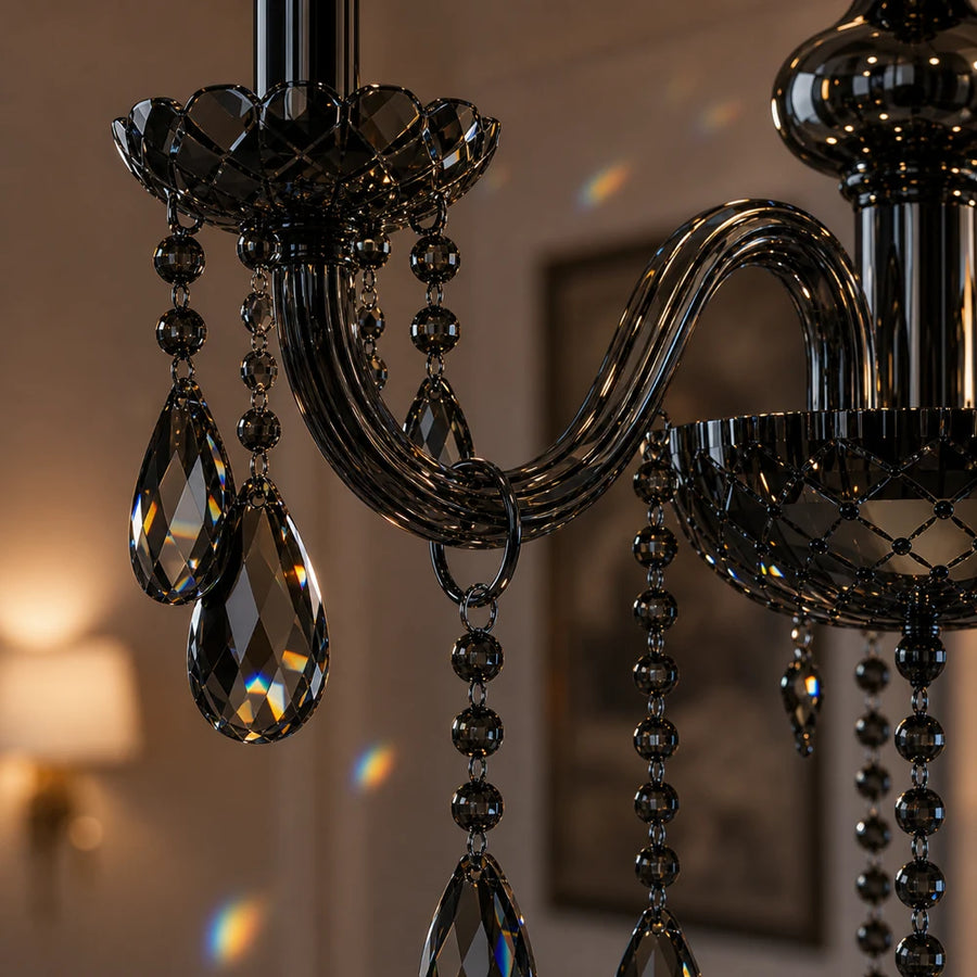 Кристален полилей AUGUST Elegance, 3xE14, диаметър 48 см, сребрист, регулируема височина - 04_CC125-3BK.png