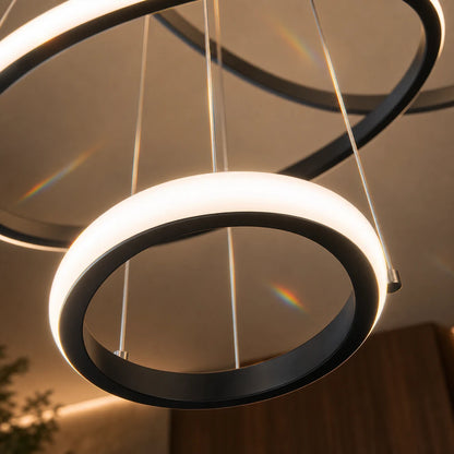 LED висящ полилей RICCI 81W, 3 кръга, Студена/Топла/Неутрална светлина, Черен, Регулируема височина - 04_LL104-3BK.png