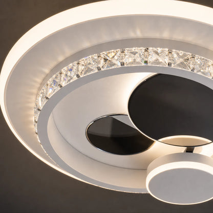 LED полилей с HELIOX кристал, 37W, 4 кръга, Студена/Топла/Неутрална светлина, Черен - 04_LL653-300BK.png