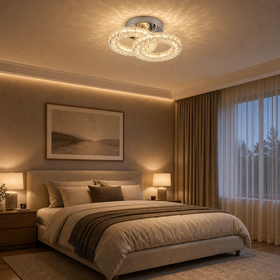 LED и кристален полилей ZABINA 25W, 2 кръга, Студена/Топла/Неутрална светлина, Блестящ хром - 04_LT062CR.png