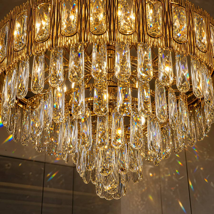 Candelabru Cristal BELVEDERE Eleganza 8xE14, Diametru 50cm, Auriu Lucios, Inaltime Reglabila - 05_CC912-500GD.png