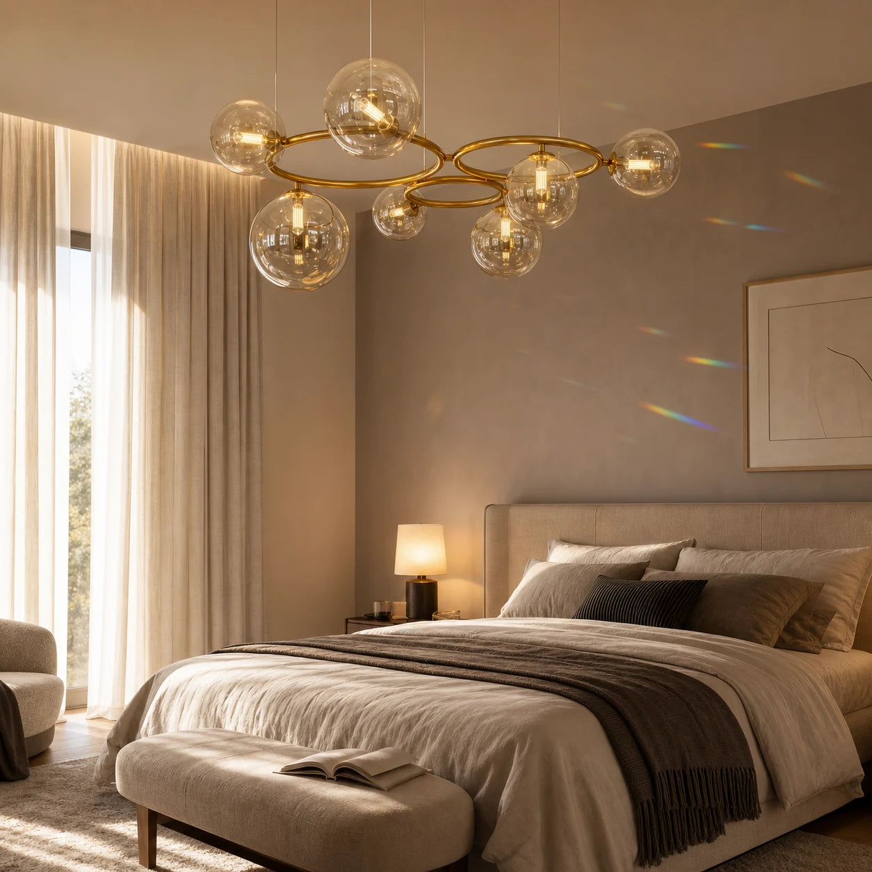 Полилей VENERE Luce, 3 кръга, 7xG9, злато, метал, регулируема височина - 03_LC811-7.png