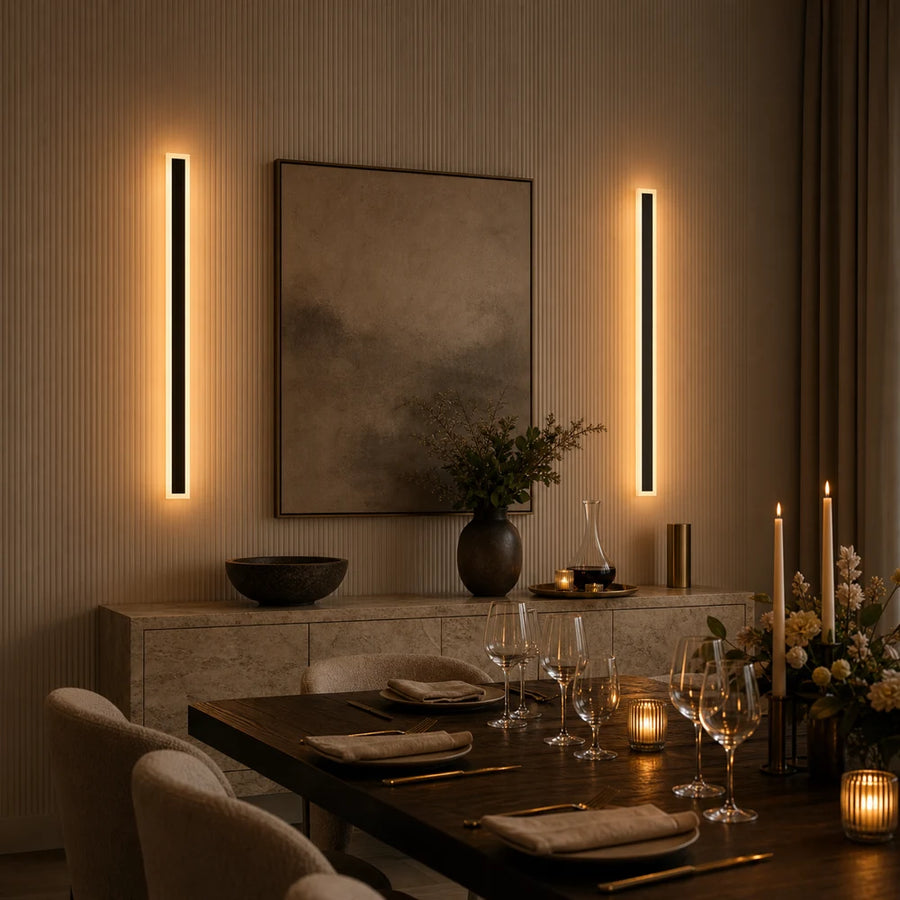 Mack Външна LED стенна лампа, дължина 90 см, 10 W, IP65, метална, линейна, черна - 06_AX200-900BK.png
