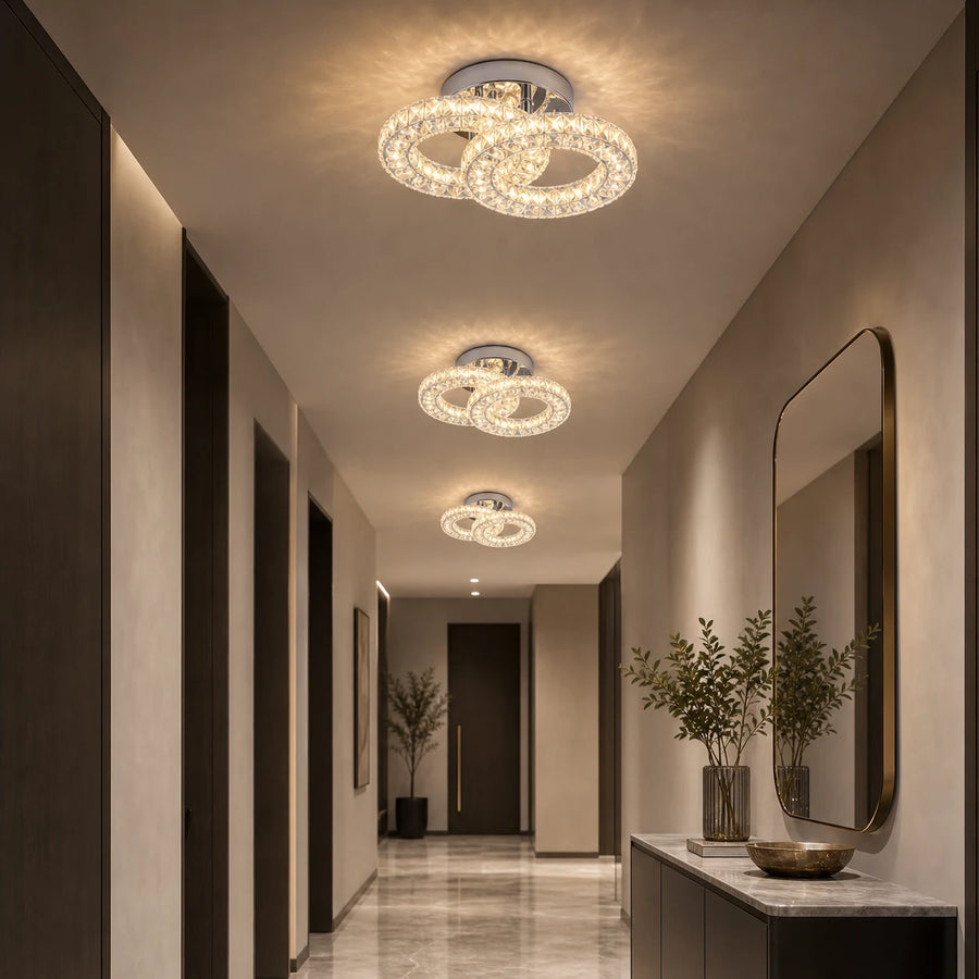 LED и кристален полилей ZABINA 25W, 2 кръга, Студена/Топла/Неутрална светлина, Блестящ Хром - 06_LT062CR.png