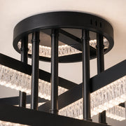 Lustra LED cu Telecomanda LT179/5BK, 68W, 5 Elemente, Lumina Rece/Clada/Neutra, Dimabila, Negru - 06_LT179-5BK.png