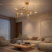 Полилей VENERE Luce, 3 кръга, 7xG9, злато, метал, регулируема височина - 04_LC811-7.png