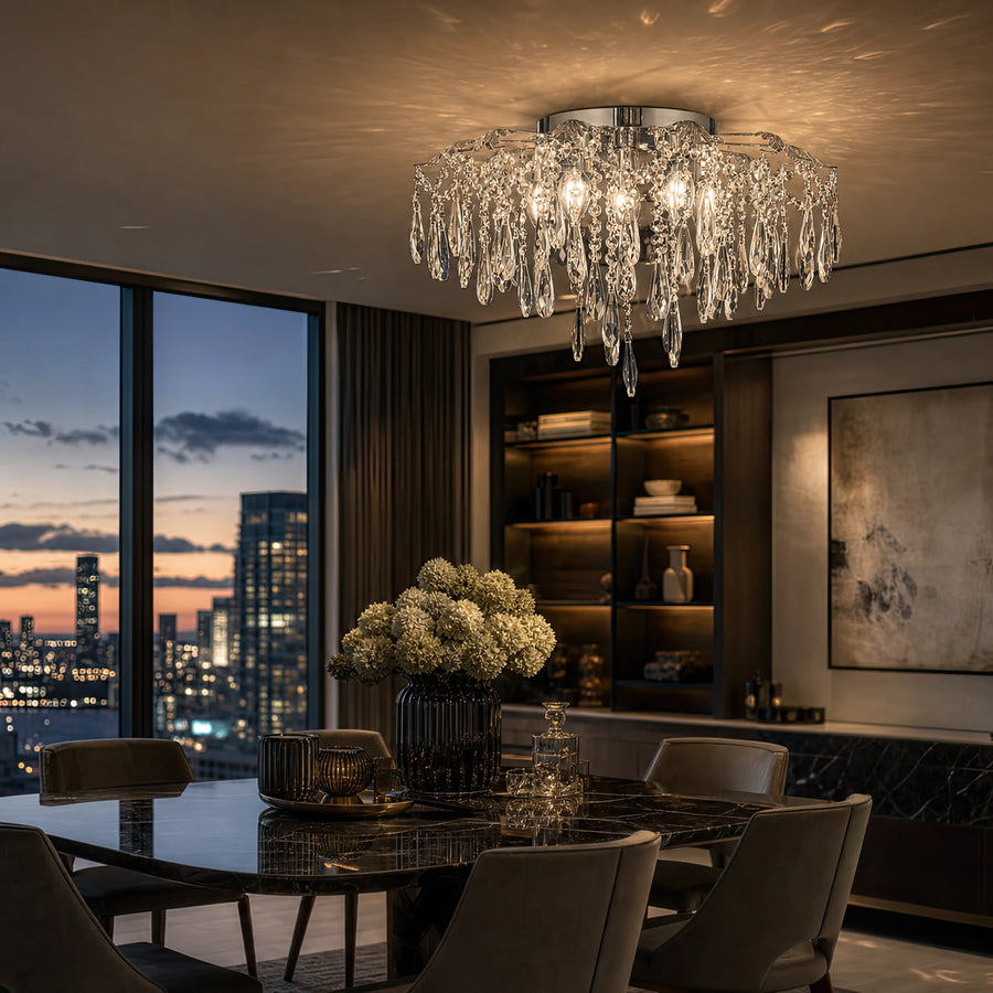 Кристален полилей LUMIRA Eleganza, 5x E14, диаметър 48 см, блестящ хром - 07_CC9221-5CH.png