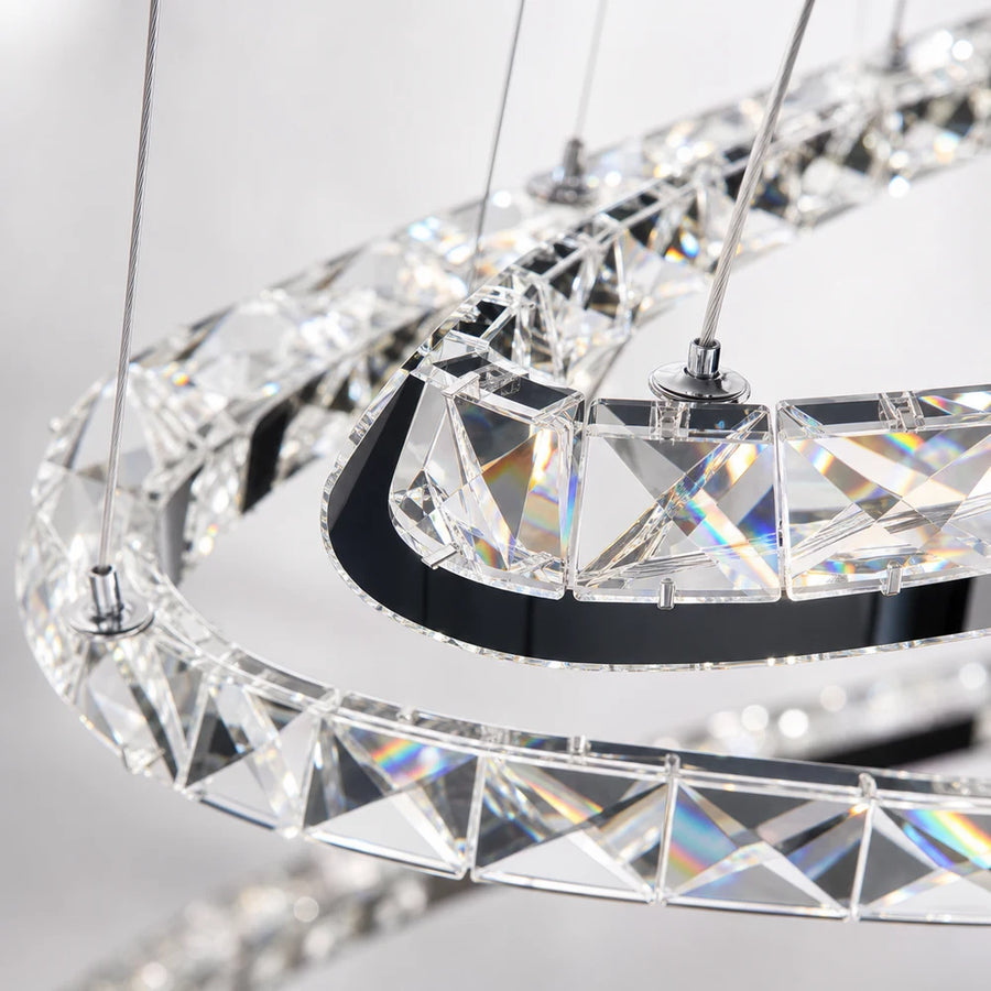 Окачен LED полилей с дистанционно управление и кристал PRISM LUMINIS 79W, 3 кръга, Студена/Топла/Неутрална светлина, Димируем, Хром, Регулируема височина - 07_LT029.png