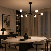 Полилей Architek Hexa, 6xE27, 90x80, черен, метал - 08_LC368-6BK.png