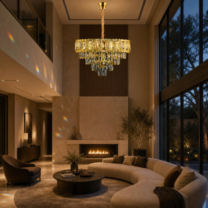 Candelabru Cristal BELVEDERE Eleganza 8xE14, Diametru 50cm, Auriu Lucios, Inaltime Reglabila - 09_CC912-500GD.png