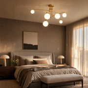 Lustra cu Abajur Rotund, PENTHOUSE Dome, 6x G9, Auriu, Metal - 09_LC825GD.png