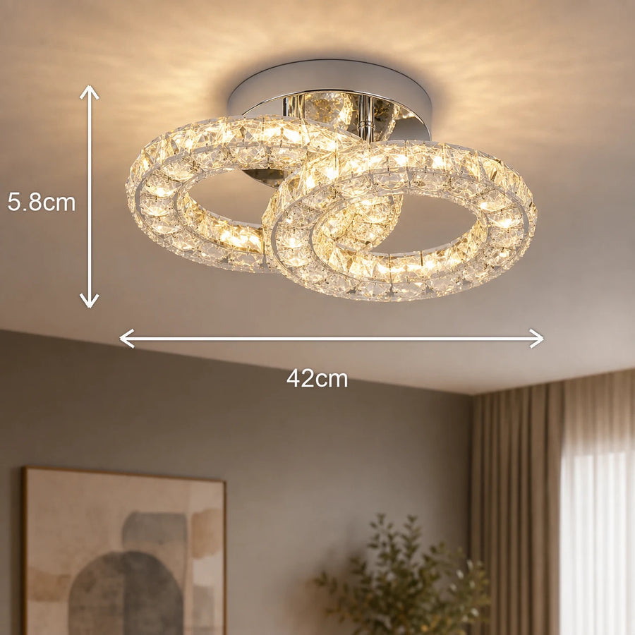 LED и кристален полилей ZABINA 25W, 2 кръга, Студена/Топла/Неутрална светлина, Гланцов Хром - 09_LT062CR.png