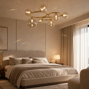 Полилей VENERE Luce, 3 кръга, 7xG9, злато, метал, регулируема височина - 05_LC811-7.png
