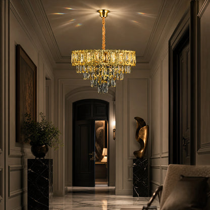 Candelabru Cristal BELVEDERE Eleganza 8xE14, Diametru 50cm, Auriu Lucios, Inaltime Reglabila - 10_CC912-500GD.png