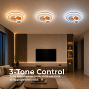 LED полилей с кристал HELIOX, 40W, 4 кръга, Студена/Топла/Неутрална светлина, Бял - 10_LL653-300OR.png
