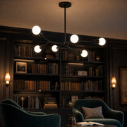 Полилей Architek Hexa, 6xE27, 90x80, черен, метал - 11_LC368-6BK.png