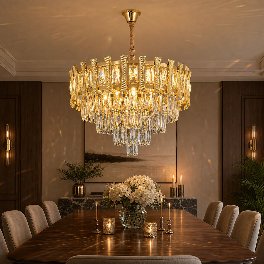 Кристален полилей HAMPTON Elegance 8x E14, диаметър 49 см, блестящо злато, регулируема височина - 12_CC8926-500GDT.png