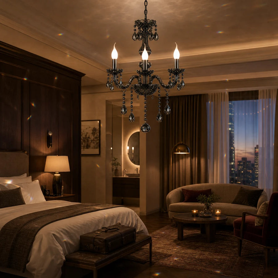 Кристален полилей AUGUST Elegance, 3xE14, диаметър 48 см, сребрист, регулируема височина - 15_CC125-3BK.png