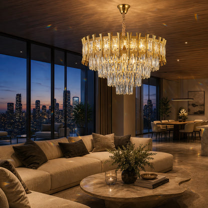Кристален полилей HAMPTON Elegance 8x E14, диаметър 49 см, блестящо злато, регулируема височина - 15_CC8926-500GDT.png