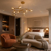 Полилей VENERE Luce, 3 кръга, 7xG9, злато, метал, регулируема височина - 10_LC811-7.png