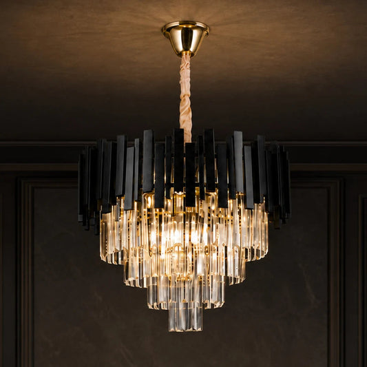 Кристален полилей BLOIS Eleganza 8xE14, диаметър 50 см, черен, регулируема височина - 2000x900_CC110:500BK.jpg