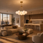 MODERN LOFT Полилей Bagliore, глобус, 9xE27, регулируема височина, злато - 21_LC816-9GD.png