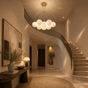 MODERN LOFT Полилей Bagliore, глобус, 9xE27, регулируема височина, злато - 24_LC816-9GD.png
