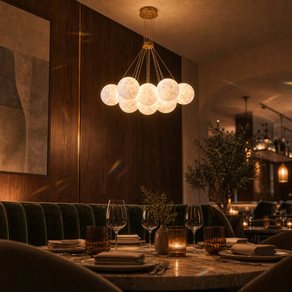 MODERN LOFT Полилей Bagliore, глобус, 9xE27, регулируема височина, злато - 27_LC816-9GD.png