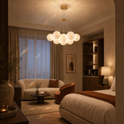 MODERN LOFT Полилей Bagliore, глобус, 9xE27, регулируема височина, злато - 28_LC816-9GD.png