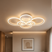 LED полилей с дистанционно управление на Betty 82W, 6 кръга, студ/гореща/неутрална светлина, нестабилен, бял