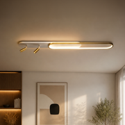 LED полилей с регулируем проектор FISSO Camilla, 66W, студена/топла/неутрална светлина, блестящо злато