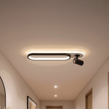 LED полилей с регулируем проектор FISSO Camilla 49W, светлина 3000/4000/6000k, черен