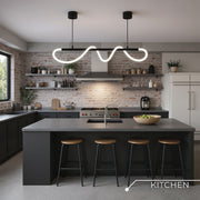 DIVINO LED полилей с гъвкава силиконова тръба - 24W, регулируема светлина, матово черно